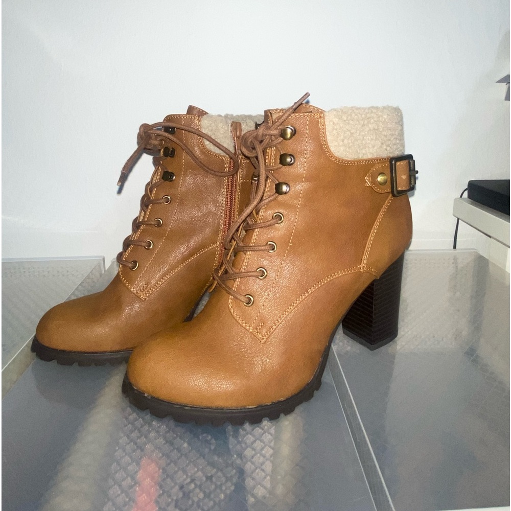 Brown booties